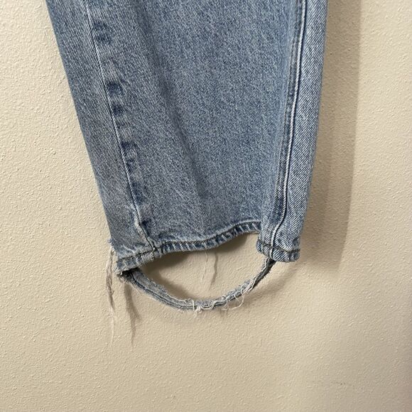 Pacsun Low Rise Baggy Wide Leg Jeans Womens 29 Light Wash Blue Zip Fly 5 Pocket - Picture 9 of 10